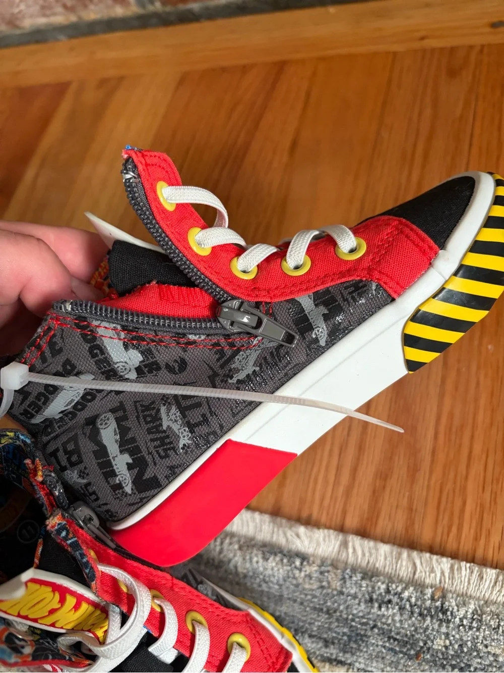 Kids size 11 hot wheels sneakers brand new